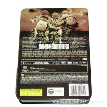 CD/DVD Tin Case, Made of Tinplate Material